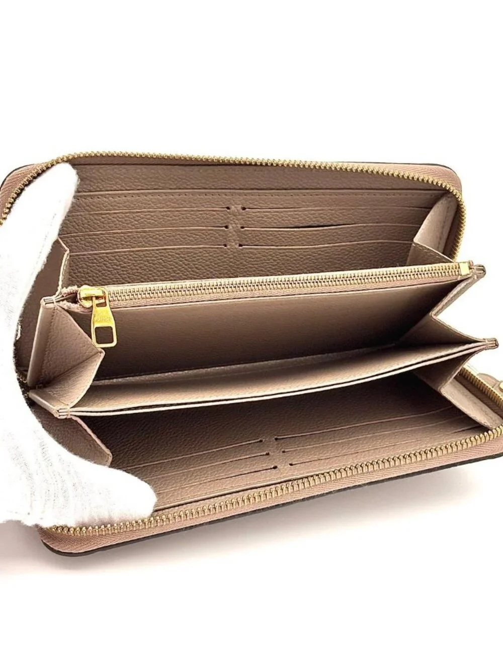 Louis Vuitton Wallet Zippy Tourterelle Beige